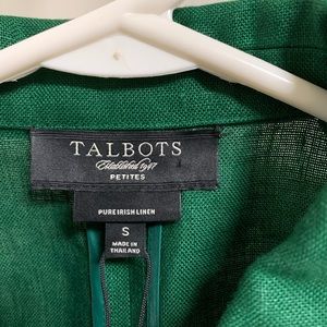 Talbots linen jacket
